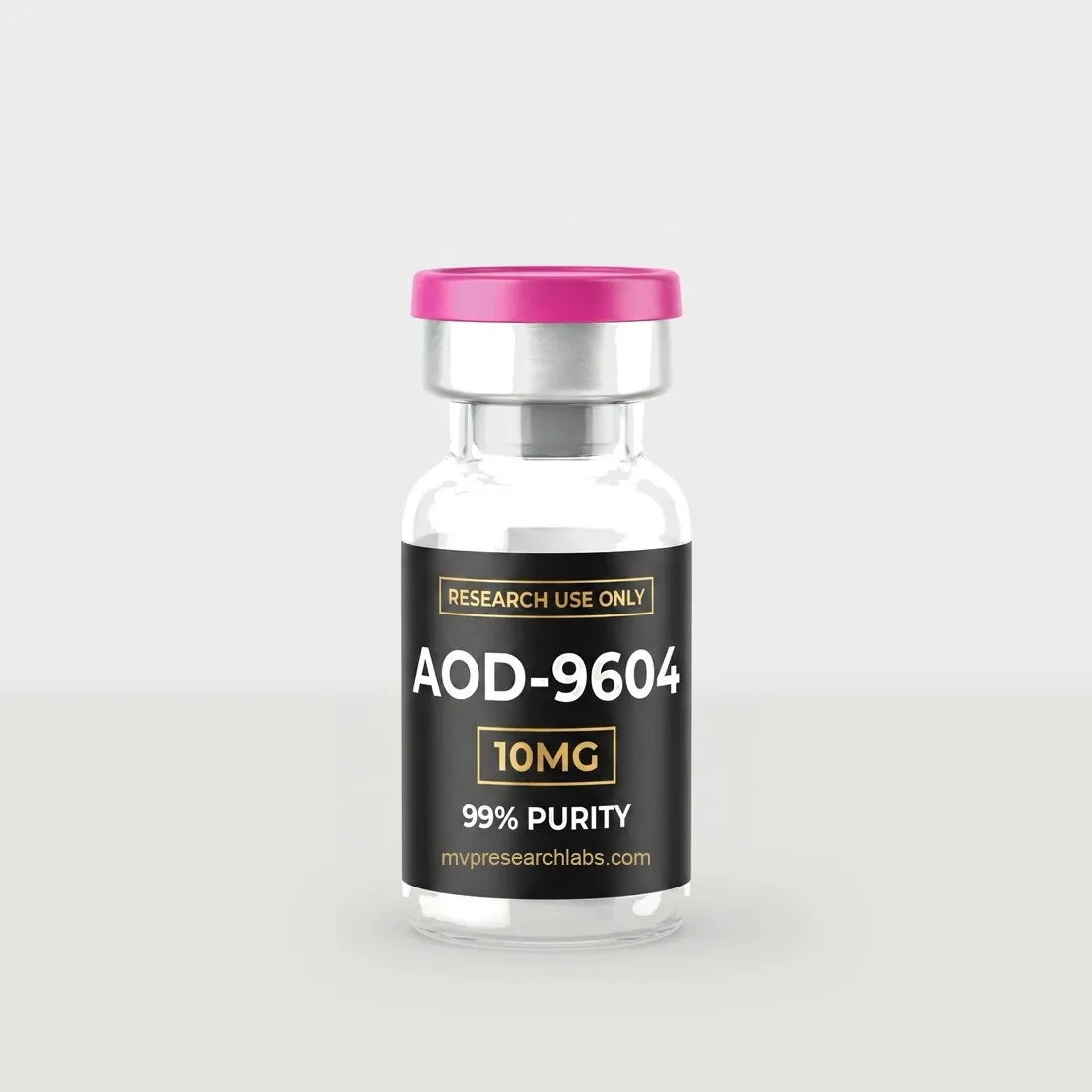 AOD-9604 research peptide vial from MVP Research