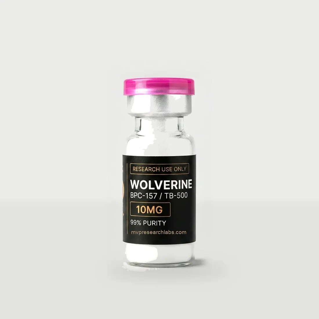 BPC-157/TB-500 (Wolverine) research peptide vial from MVP Research