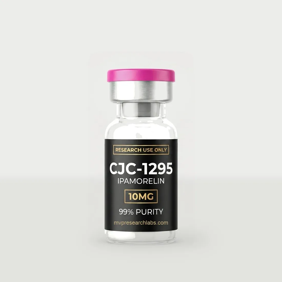 CJC-1295 / Ipamorelin (No DAC) research peptide vial from MVP Research