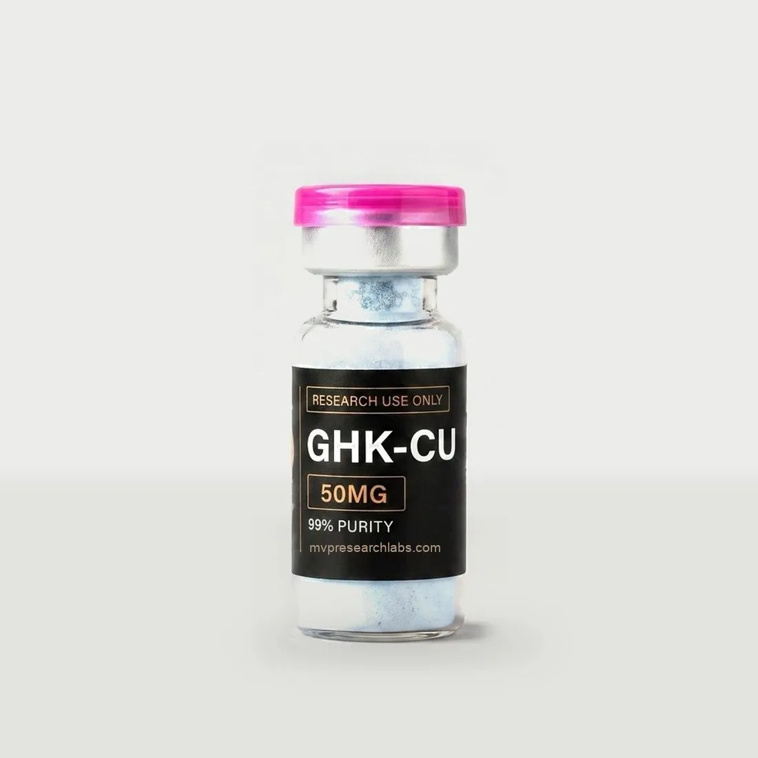GHK-Cu research peptide vial from MVP Research