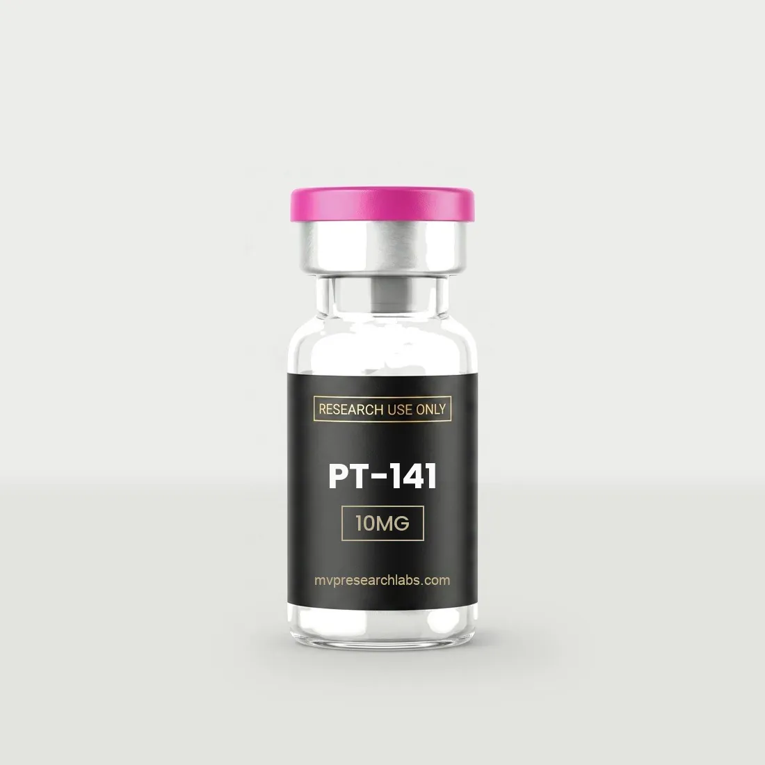 PT-141 research peptide vial from MVP Research