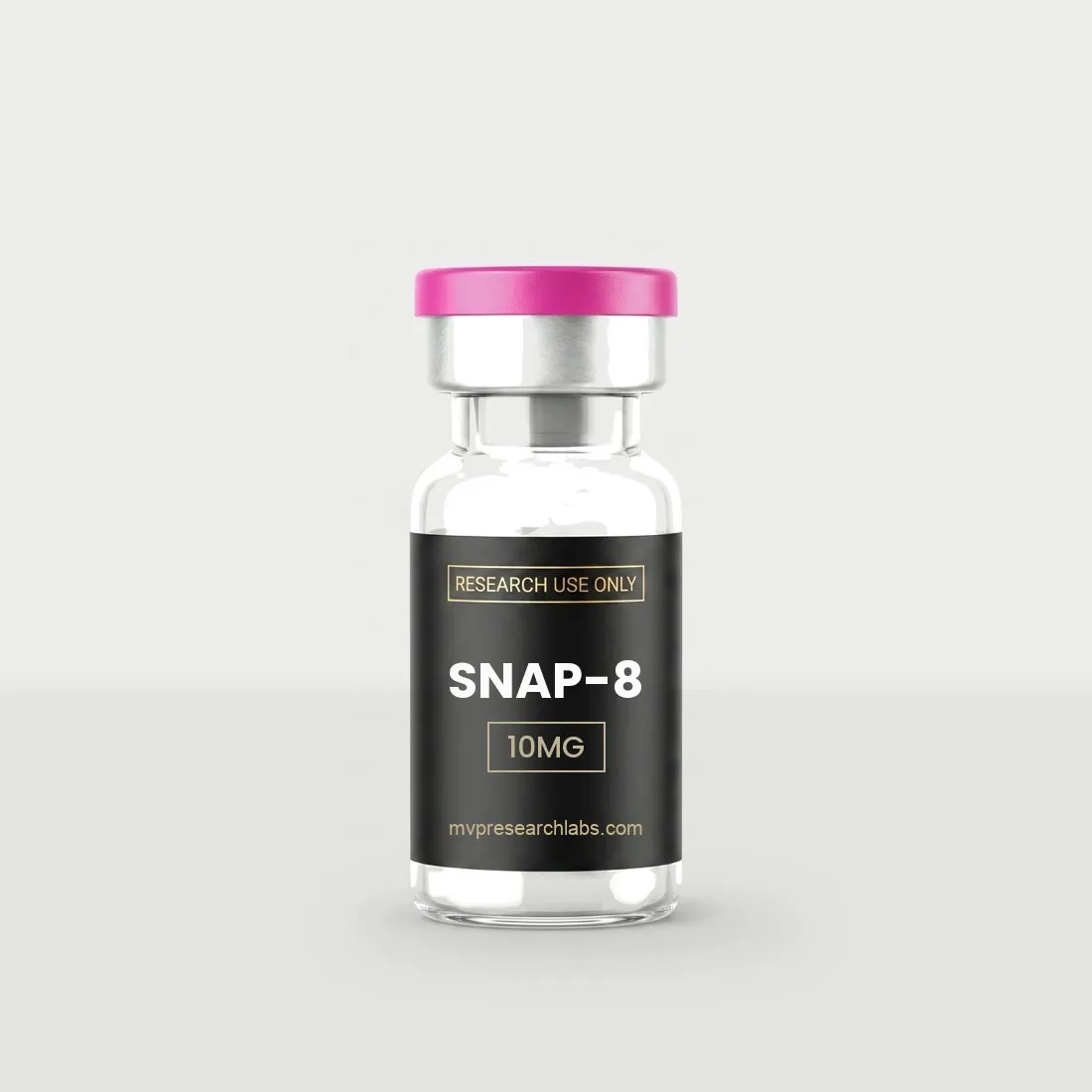 SNAP-8 research peptide vial from MVP Research