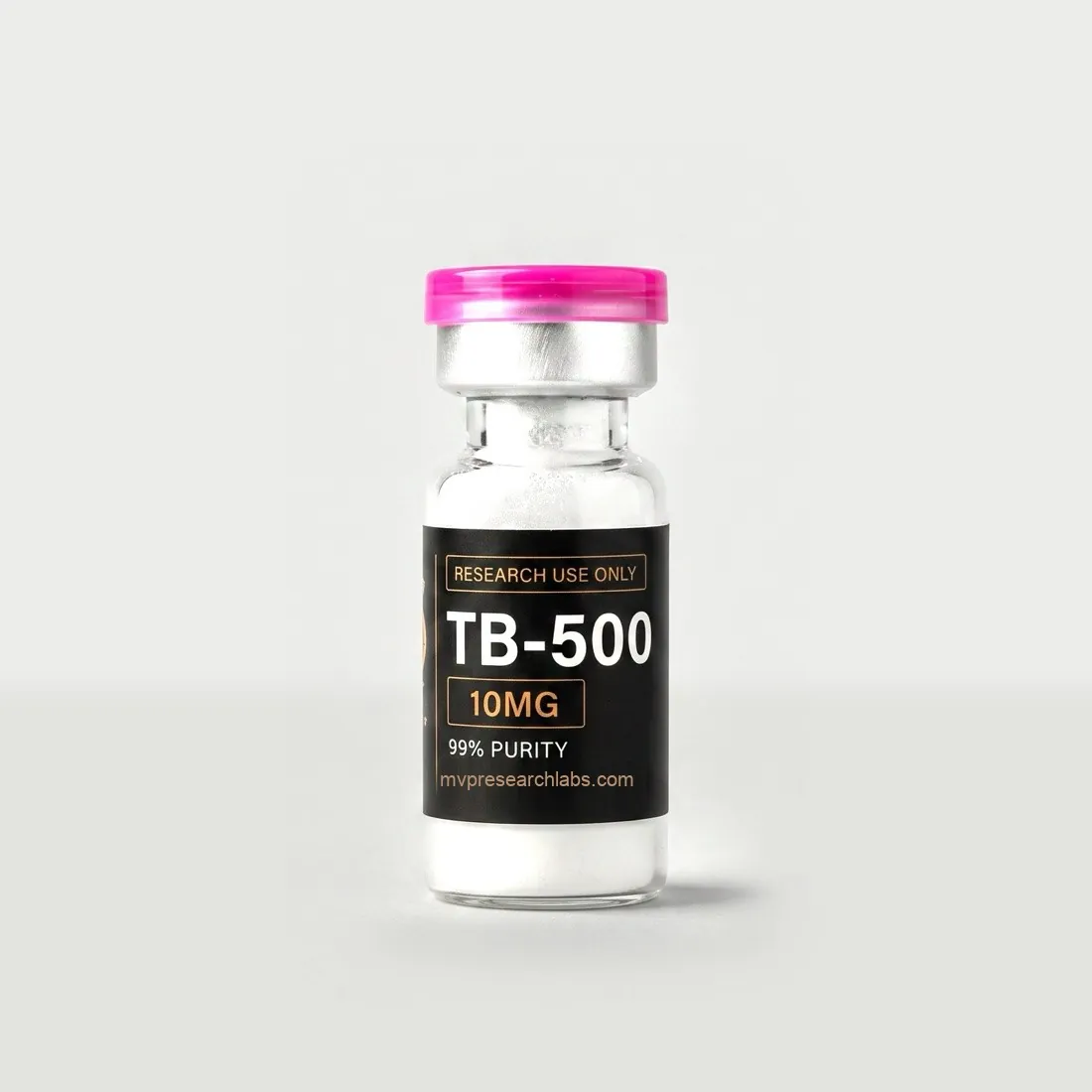 TB-500 research peptide vial from MVP Research